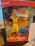 1995 Flying Hero Teresa Barbie Doll With Flashing Lights And Bend & Move Body New. Price: $18.99.