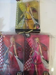 Lot Of 3 Pink Label Gm Mattel 2008 Corvette Car Barbie 50TH Anniversary Dolls Used. Price: $200.00.
