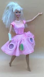 Barbie Twirlin Make Up Doll Vintage 1997 Mattel 18421 Pink Crimped Hair Used. Price: $13.19.