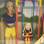 Vintage 1998 Barbie & Kelly Giggles 'n Swing Playset Brand New. Price: $34.99.