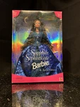 Barbie Sapphire Sophisticate #16692 Mattel 1997 Blue Glitter Dress New. Price: $35.00.