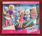 Nrfb 1995 Mattel Sledding Fun With Barbie And Her Sisters #15645 Winter Holiday New. Price: $99.99.