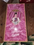 Mattel 1997 Fair Valentine Barbie Collector Doll Be My Series 18091 New. Price: $15.99.