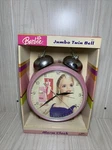 Barbie Mattel 2004 Jumbo Twin Bell Alarm Clock New. Price: $39.95.