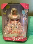 1996 Vtg Happy Birthday Barbie Doll Franchise Mattel #14649 Nrfb New. Price: $29.50.