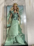 2009 Statue Of Liberty Pink Label Barbie Asst. T3770- T3772 Original Box Used. Price: $80.99.