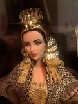 1999 Elizabethtaylor As Cleopatra Barbie Beautiful Golden Costume #23595 Nrfb New. Price: $180.92.