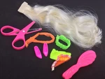 Cut Style Barbie Accessories 1994 12639 Scissors Replacement Hair Headbands Used. Price: $29.99.