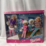 Vintage 1995 Mattel Winter Holiday Barbie & Sisters Giftset #15645 New. Price: $89.99.