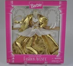 1995 Barbie Fashion Avenue Deluxe Ball Gown Gold Brocade 14307 Vintage Dress New. Price: $23.86.