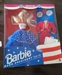 Barbie For President Gift Set Toysrus Limited Edition Doll Mattel New. Price: $18.00.