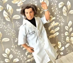 Barbie Dr Ken Doll 1997 Vintage #18898 Original Clothes Brown Eyes Hair Used. Price: $20.97.
