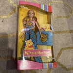 2004 Winnie The Pooh Barbie Doll Disney Mattel H6469 New Box. Price: $34.00.
