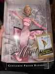 Mattel Barbie Marilyn Monroe Doll 1997 Gentleman Preferred Blondes, Model #17451 Very. Price: $70.00.