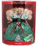 Barbie - Happy Holidays Special Edition Doll (1995) New. Price: $54.71.