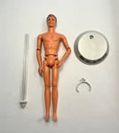 New 1995 Nude Ken Henry Higgins Mfl Articulated Doll + Stand Mattel 15499 Ooak. Price: $22.99.