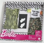 Barbie Fashions 2-PACK Clothing Set, Outfits Doll Include Camo Pencil Skirt, New. Price: $9.00.
