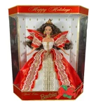 Happy Holidays Barbie 1997 Brunette Mattel #17833 Special Edition 10TH Anniv Nrf New. Price: $41.95.