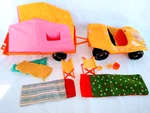 Barbie Goin Camping 1970"S Playset Original Box Dune Buggy Camper New. Price: $51.99.