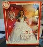 25TH Anniversary Holiday Barbie Collector 2013 Mattel New. Price: $49.95.