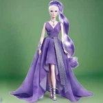 Barbie Crystal Fantasy Collection Amethyst Doll GTJ96 Unopened Shipper Mattel New. Price: $140.00.