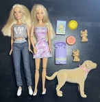 Lot Barbie Loves Pet Puppies Mattel Pooping Dog Tanner Taffy J9472 M4215 Used. Price: $44.95.