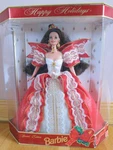 Happy Holidays Barbie Brunette 1997 Doll New. Price: $49.99.