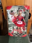 New 1998 Coca Cola Barbie Doll Collector Edition, Car Hop Waitress 1990. Price: $25.00.