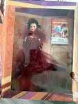 Barbie As Scarlett Hara, Hollywood Legends, #12815, Red Dress, Gold Box, 1994!. Price: $75.00.