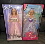 Lot Two Princess Barbie Doll 1999 Mattel 23474 And 1997 90S Vintage New. Price: $35.00.