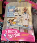 Dentist Barbie #17255 1997 Talks To Her Patient Brushing & Water Sounds Vtg Nrfb New. Price: $45.00.