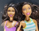 Barbie & Friends 2001 Fashionista Aa Nikki Doll X2 Dressed Shoes Earrings Nice Used. Price: $20.00.