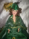 Barbie As Scarlett Ohara The Drapery Dress Green Gone With Wind (see Desc) Used. Price: $129.99.