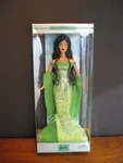 Barbie Birthstone Collection August Peridot Brunette Doll 2002 Mattel B3416 New. Price: $225.00.