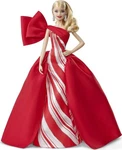 Barbie Signature Holiday 2019 Red Dress Blonde Wavy Hair + Doll Stand New. Price: $44.99.