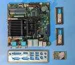 Fujitsu D3313-S43 Mini-itx Industrial Motherboard, Amd GX-222GC, 8GB, 60GB Ssd Used. Price: $175.00.