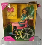 Vtg 1996 Mattel Share Smile Becky Barbie Doll Wheelchair Read Damaged Box New. Price: $16.99.