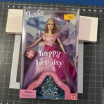 Mattel Happy Birthday Barbie With Tiara 54219 - New 2001 Nrfb. Price: $24.00.