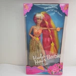 Hula Hair Barbie Doll With Pink Sunlit Mattel 1996 New 17047 Damaged Box. Price: $36.99.