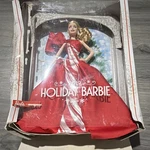 Barbie 2019 Holiday Collector Edition Red/white Gown FXF01 New. Price: $15.00.