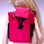 Bratz/barbie/my Scene Red/black Backpack Used. Price: $6.00.