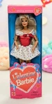Vintage 1995 Mattel Valentine Barbie White Dress Red Print Special Edition Nib New. Price: $14.99.