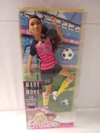2016 First Edition Barbie Made To Move Soccer Player Doll Brunette New. Price: $56.95.