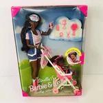 Strollin Fun Barbie & Kelly Doll African American 1995 Mattel 13743 New Rare. Price: $75.00.