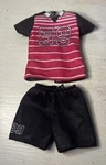 Barbie Soccer Player Made Move Doll Outfit Top Shorts FCX82 Mattel 2017 Used. Price: $5.55.