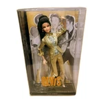 Barbie Elvis Presley, Gold Suit Doll, Pink Label, 2010 Mattel T7907 Used. Price: $60.00.