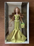 Birthday Wishes Barbie Redhead Silver Label Green Dress 2004 Nrfb New. Price: $79.99.