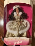 Barbie Doll 1995 Mattel Special Edition Winter Fantasy Brunette 15530 New. Price: $21.00.