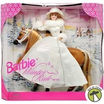 Barbie Winter Ride Gift Set With Horse & Doll 1998 Mattel 19850 New. Price: $79.95.