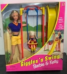 1998 Mattel #20333 Giggles 'n Barbie & Kelly Play Set Nrfb New Slide/swing. Price: $49.95.